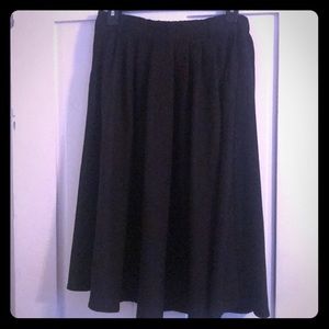 Modcloth High Waist Midi Skirt w/ Pockets